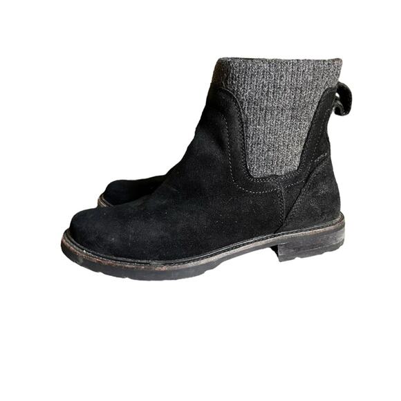 LL Bean East Point Chelsea Pull On Suede Sweater Shaft Boots - Picture 2 of 5